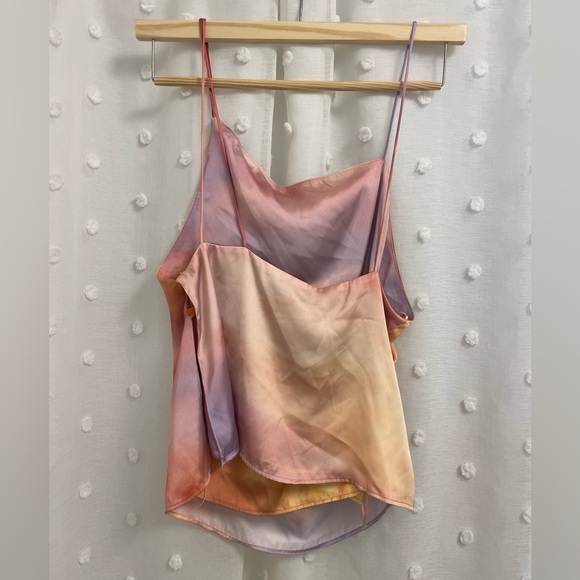 Zara Silk Sheer Tank - Picture 3 of 7